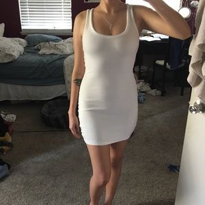 WHITE BODYCON DRESS
